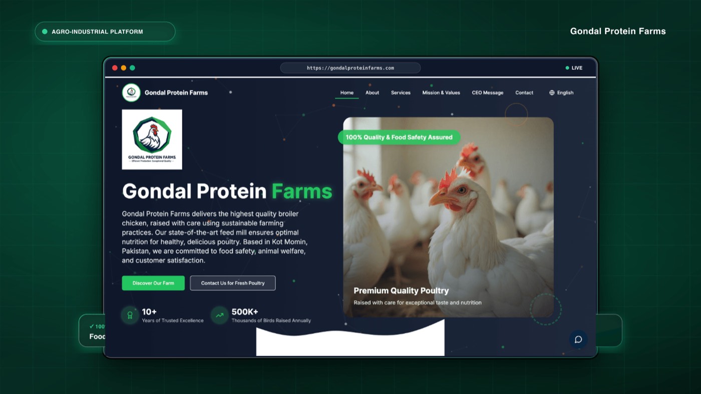 The Developer Guys studio work — Gondal Protein Farms